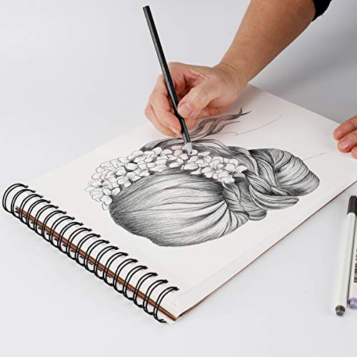 9X12" Bachmore Sketchpad with 100 Sheets Spiral Bound