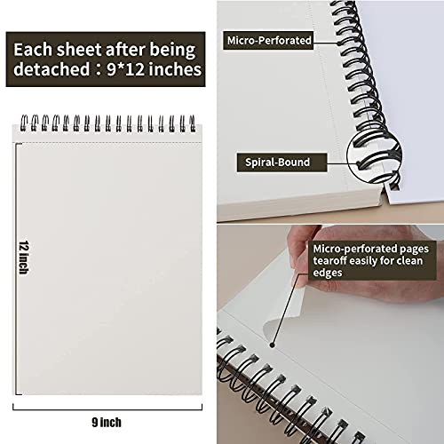 Top Spiral Bound Sketch Pad - 100 Sheets