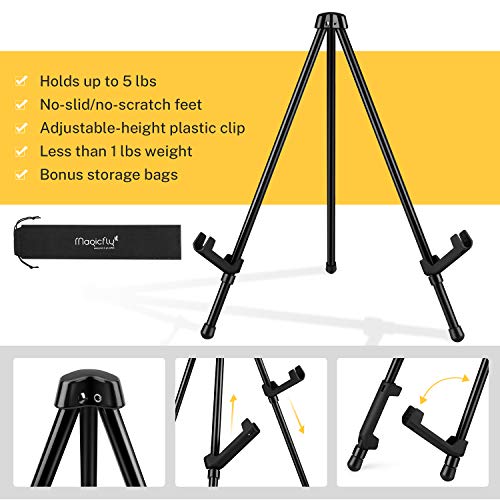 Magicfly Tabletop Easel Set with Storage Bags, Portable