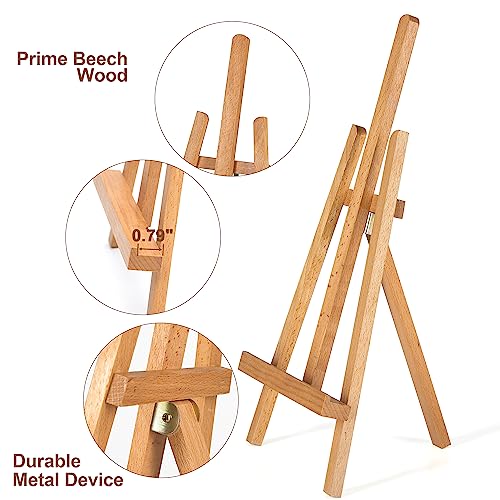 2 Pack Wooden Tabletop Easel Stands for Display
