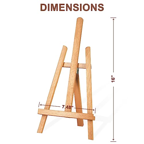 2 Pack Wooden Tabletop Easel Stands for Display