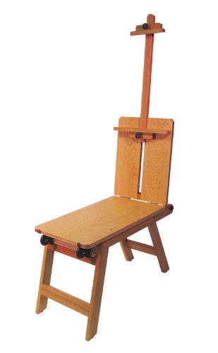 Martin Rolling Wooden Bench-Style Artist Easel - Natural