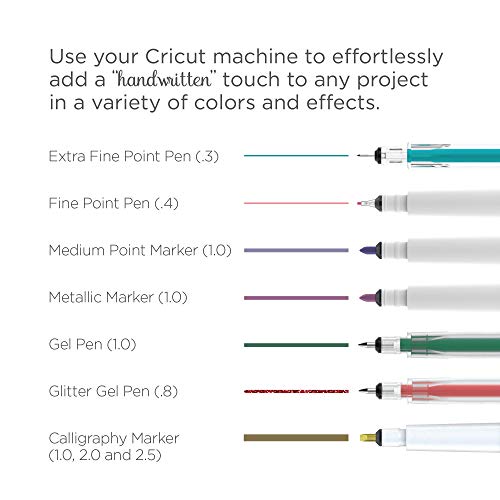 Cricut Fine Point Pen Set: 30 Assorted Colors
