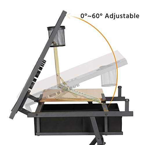 Height Adjustable Drafting Table for Art & Craft