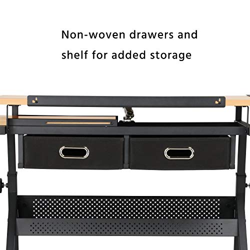 Height Adjustable Drafting Table for Art & Craft