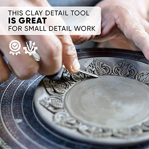 4Pcs Stainless Steel Clay Sculpting Tools Kit