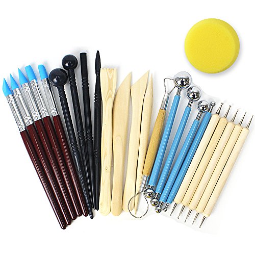 24pcs Clay Sculpting Tools Set with Stylus