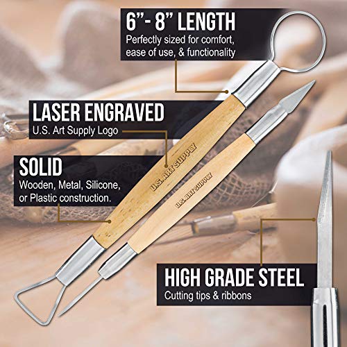 53 Piece Pottery & Clay Sculpting Tool Set