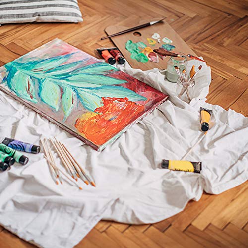 8 Pack of Cotton Stretched Canvases in Multiple Sizes