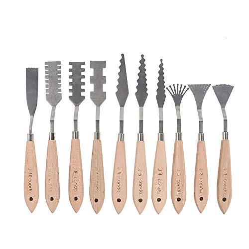 CONDA 10-Piece Stainless Steel Palette Knife Set
