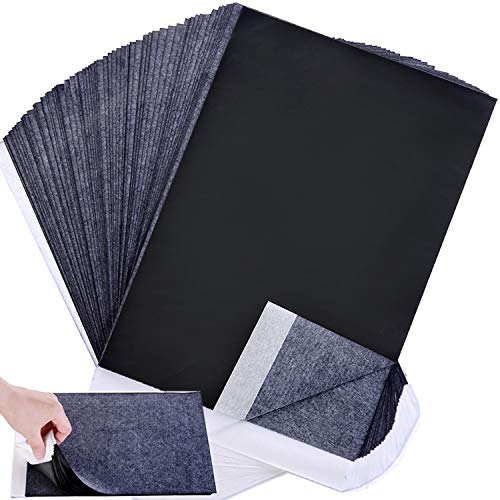Black Carbon Paper for Art Surfaces - 100 Sheets
