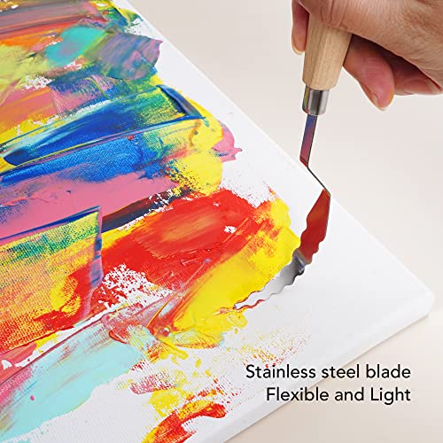 CONDA 10-Piece Stainless Steel Palette Knife Set