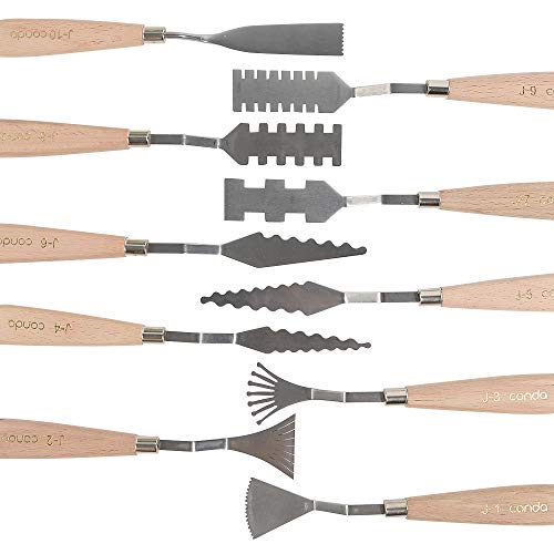 CONDA 10-Piece Stainless Steel Palette Knife Set