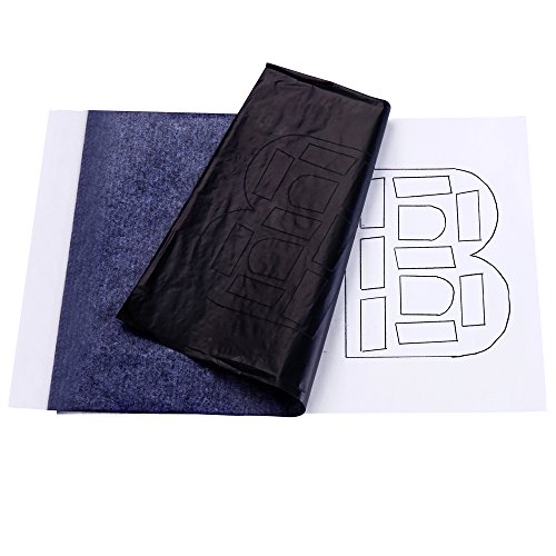 Black Carbon Paper for Art Surfaces - 100 Sheets