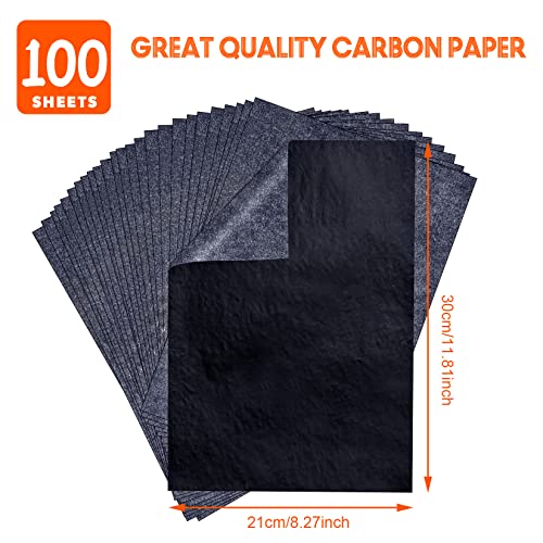 100 Sheets Carbon Transfer Paper for DIY Art Craft