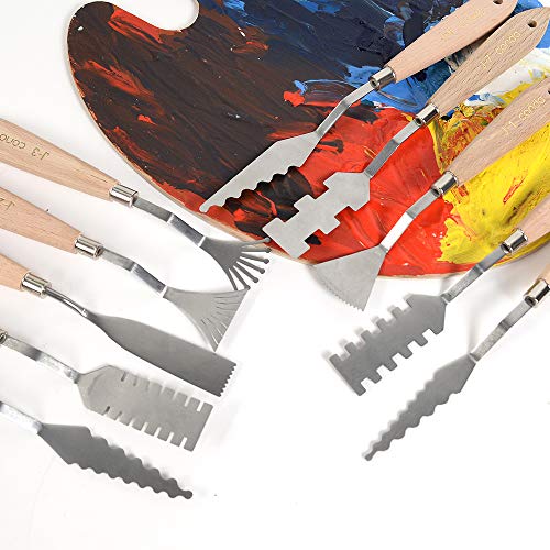 CONDA 10-Piece Stainless Steel Palette Knife Set