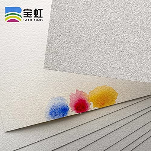 BAOHONG Watercolor Paper Roll, 100% Cotton, Acid-Free