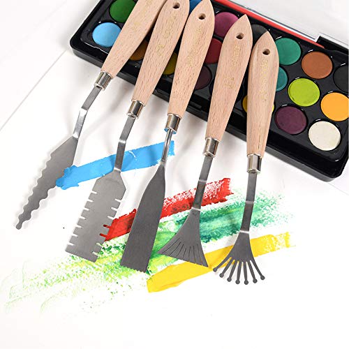 CONDA 10-Piece Stainless Steel Palette Knife Set