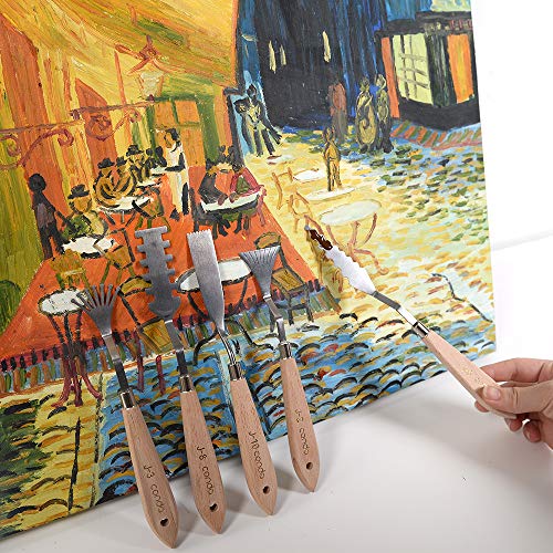 CONDA 10-Piece Stainless Steel Palette Knife Set