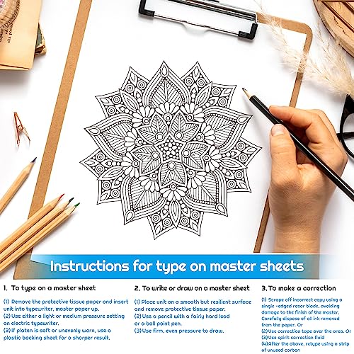 Cridoz Tattoo Transfer Paper, 35 Sheets A4 Size