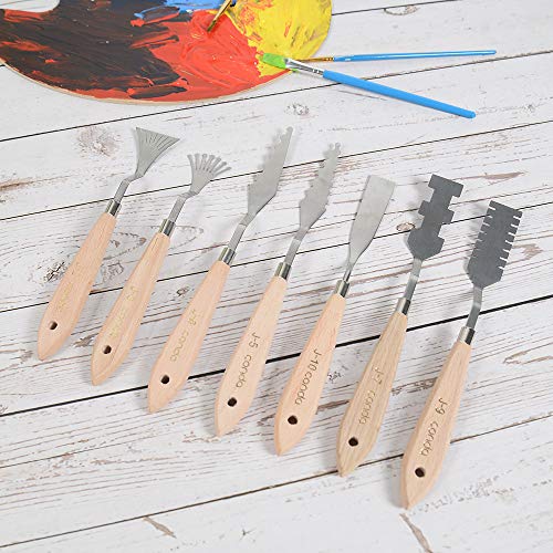 CONDA 10-Piece Stainless Steel Palette Knife Set