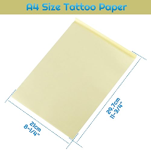 Cridoz Tattoo Transfer Paper, 35 Sheets A4 Size