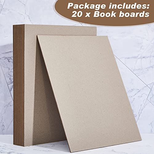 Designer Bookboard Sheets for Book Binding, 20 Pcs