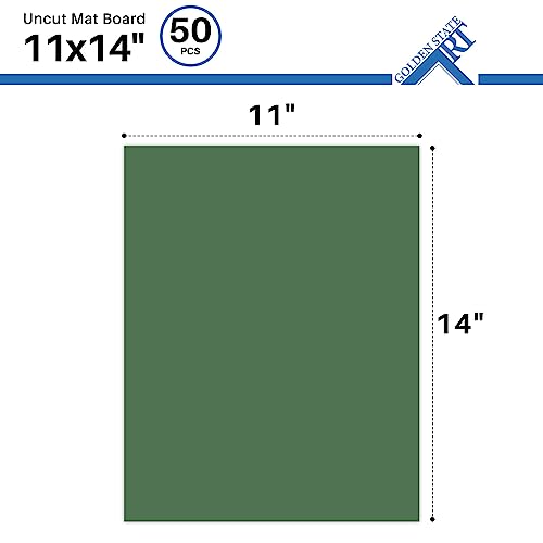 Assorted Color 11x14 Bevel Cut Mats - Pack of 50