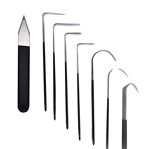 YaeTek Pottery Tools Set - 8 Stainless Steel Knives