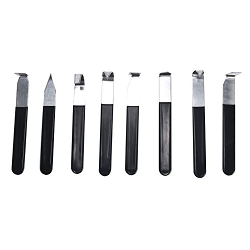 YaeTek Pottery Tools Set - 8 Stainless Steel Knives