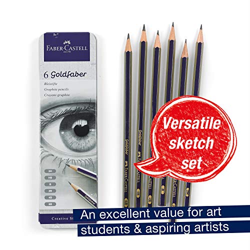 Faber-Castell 6 Graphite Sketch Pencil Set