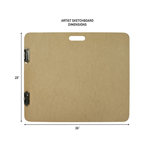 Saunders Recycled Sketchboard - Brown, 23 in. x 26 in