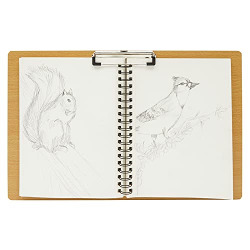 Wooden Clipboard - Large Horizontal Lap Board for Drawing Sketch