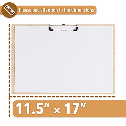 Wooden Clipboard, Extra Large, Landscape, 11.5x17 Inches