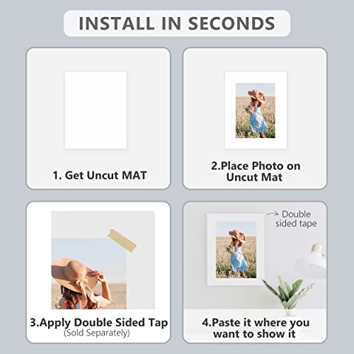 10 Pack 16x20 White Backing Boards for Art Supplies