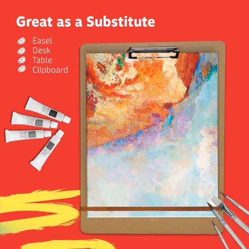 Portable Wooden Sketch Board - 13x17 Art Supplies