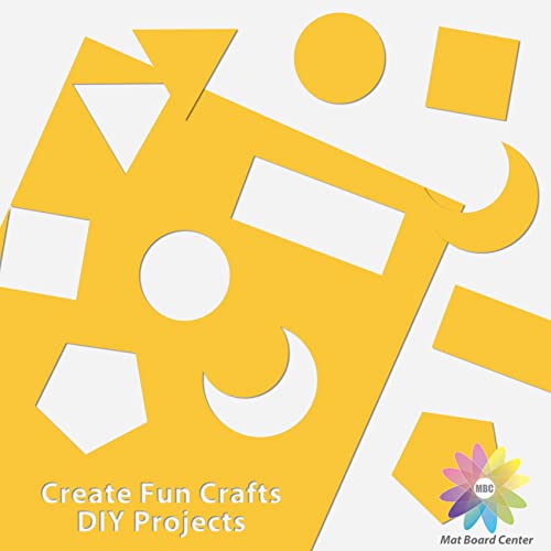 Mat Board Center - 25 Assorted Colors, 11x14
