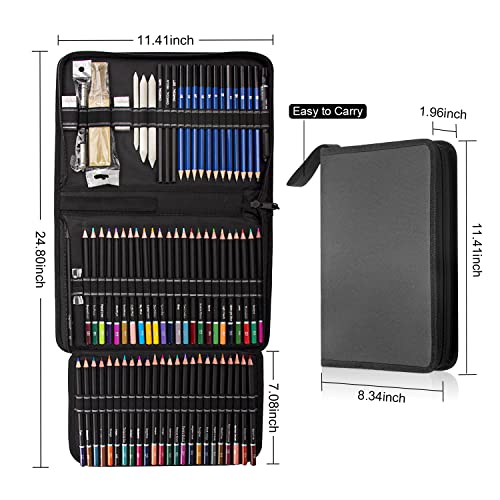 98PCS Drawing & Art Supplies Kit for Artists
