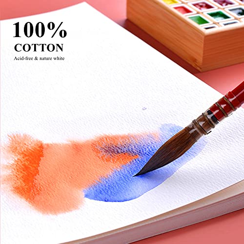 FEITAKE Watercolor Paper - 60 Sheets - Cold Press