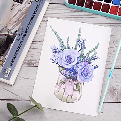 Paul Rubens Watercolor Block, Acid-Free Cold Press Pad