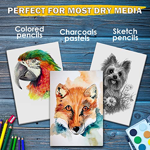 White Watercolor Paper Pad - 6.1X8.7", 20 Sheets