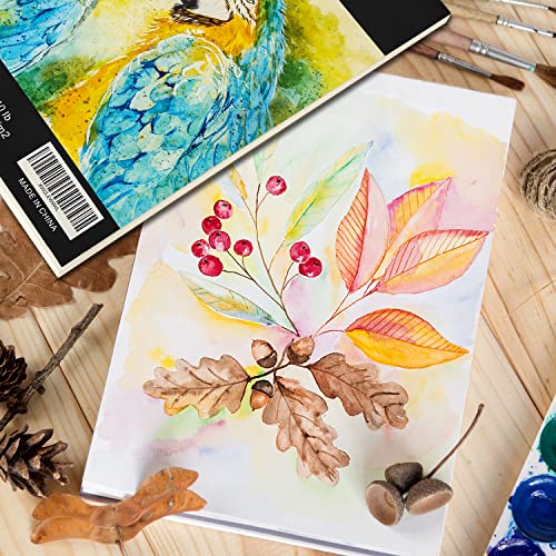White Watercolor Paper Pad - 6.1X8.7", 20 Sheets