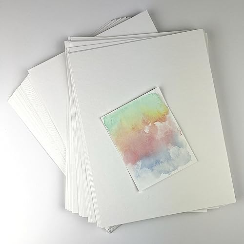 Watercolor Paper Pad - 30 Sheets, 300GSM, 9x12