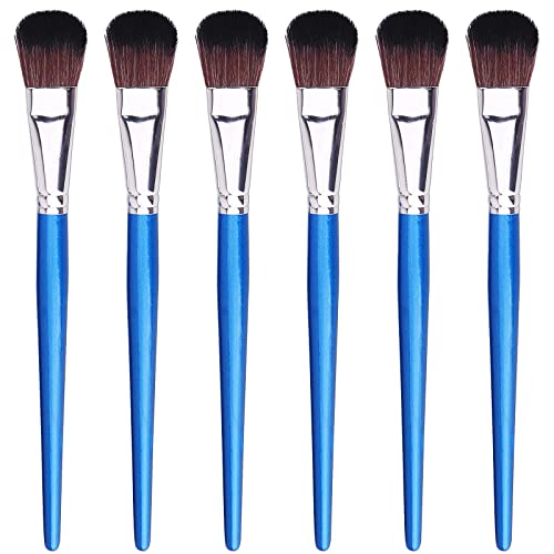 1 Inch Oval Blending Brushes for Acrylic Painting