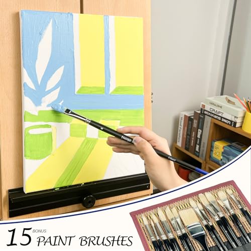 Professional Paintbrush Set | 15PCS Natural Bristle Brushes