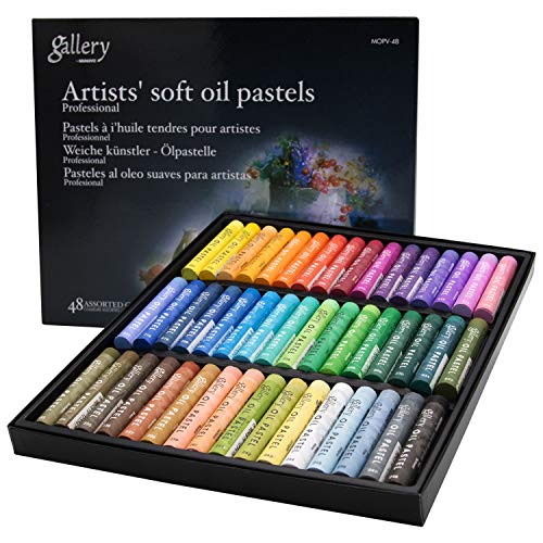 48 Assorted Gallery Soft Oil Pastels - MUNGYO