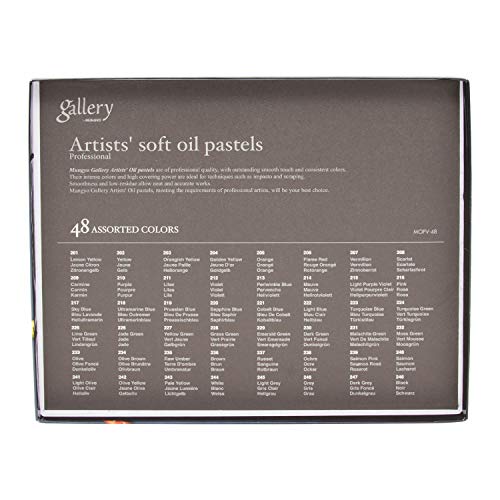 48 Assorted Gallery Soft Oil Pastels - MUNGYO