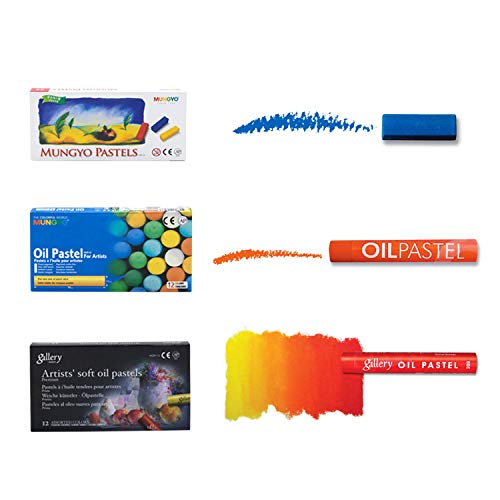 48 Assorted Gallery Soft Oil Pastels - MUNGYO