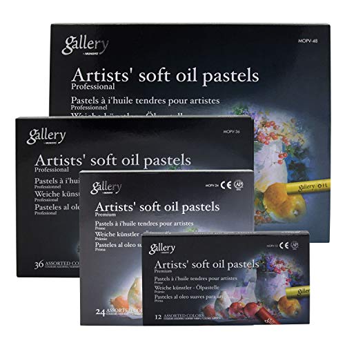 48 Assorted Gallery Soft Oil Pastels - MUNGYO