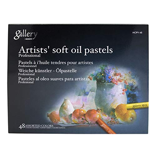 48 Assorted Gallery Soft Oil Pastels - MUNGYO
